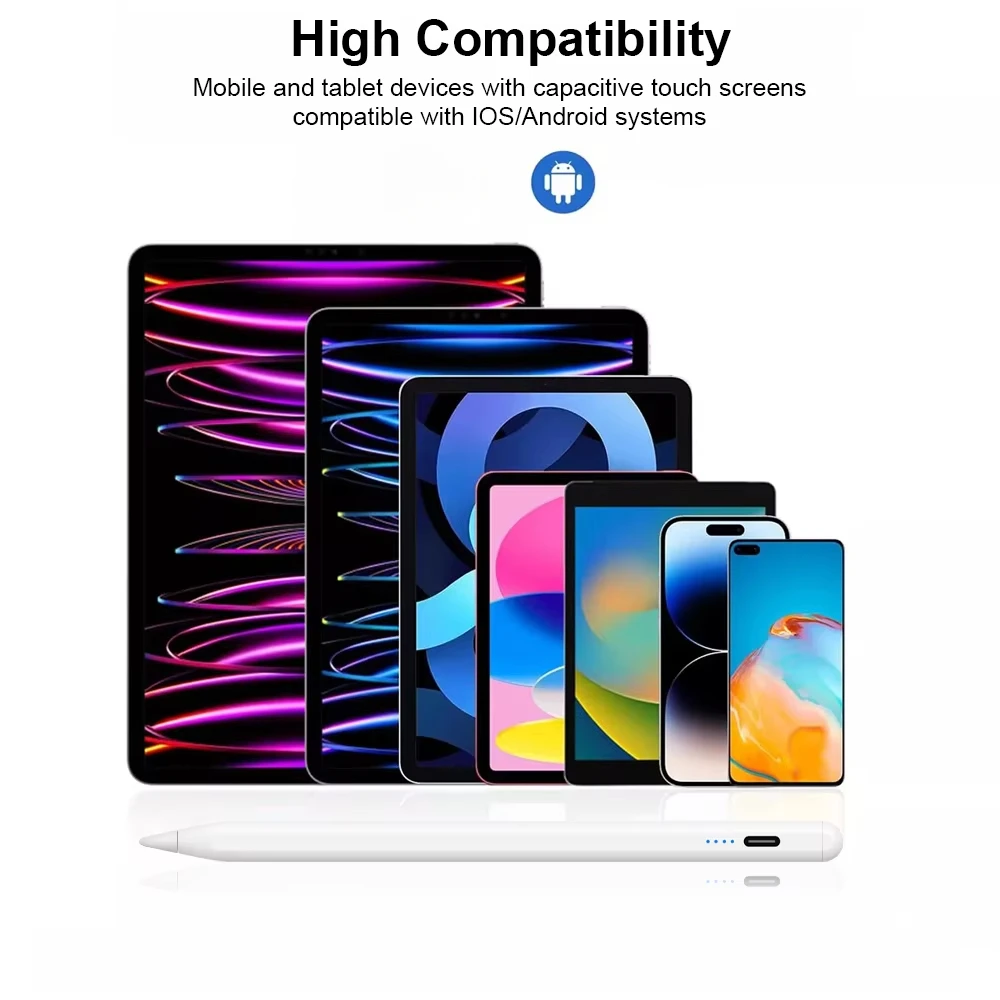 Universal Touchscreen Pen Compatible with iOS/Android/Windows Tablets ...