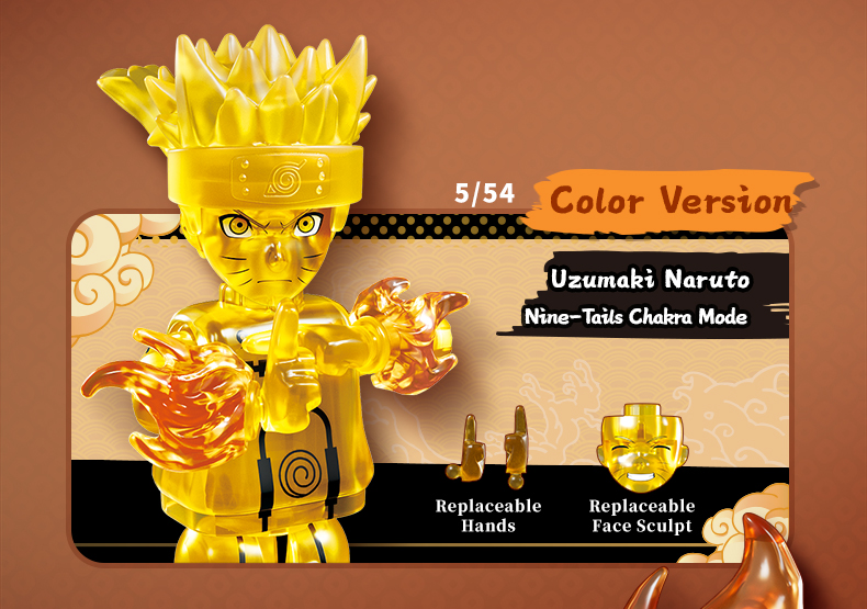 [NEW] Blokees Naruto Blind Box Galaxy Version Blocks Figures Toys ...