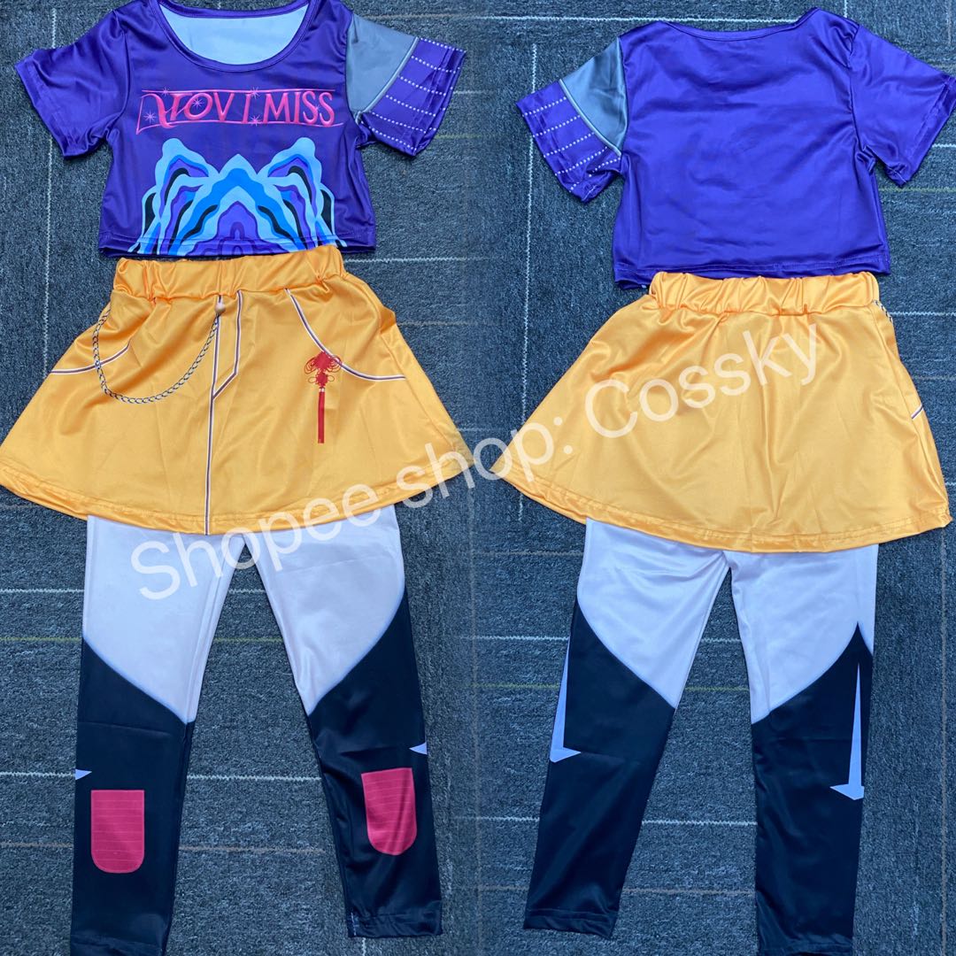 Kpop Demon Hunters Cosplay Costumes for Kids Girls Zoey Mira Rumi ...