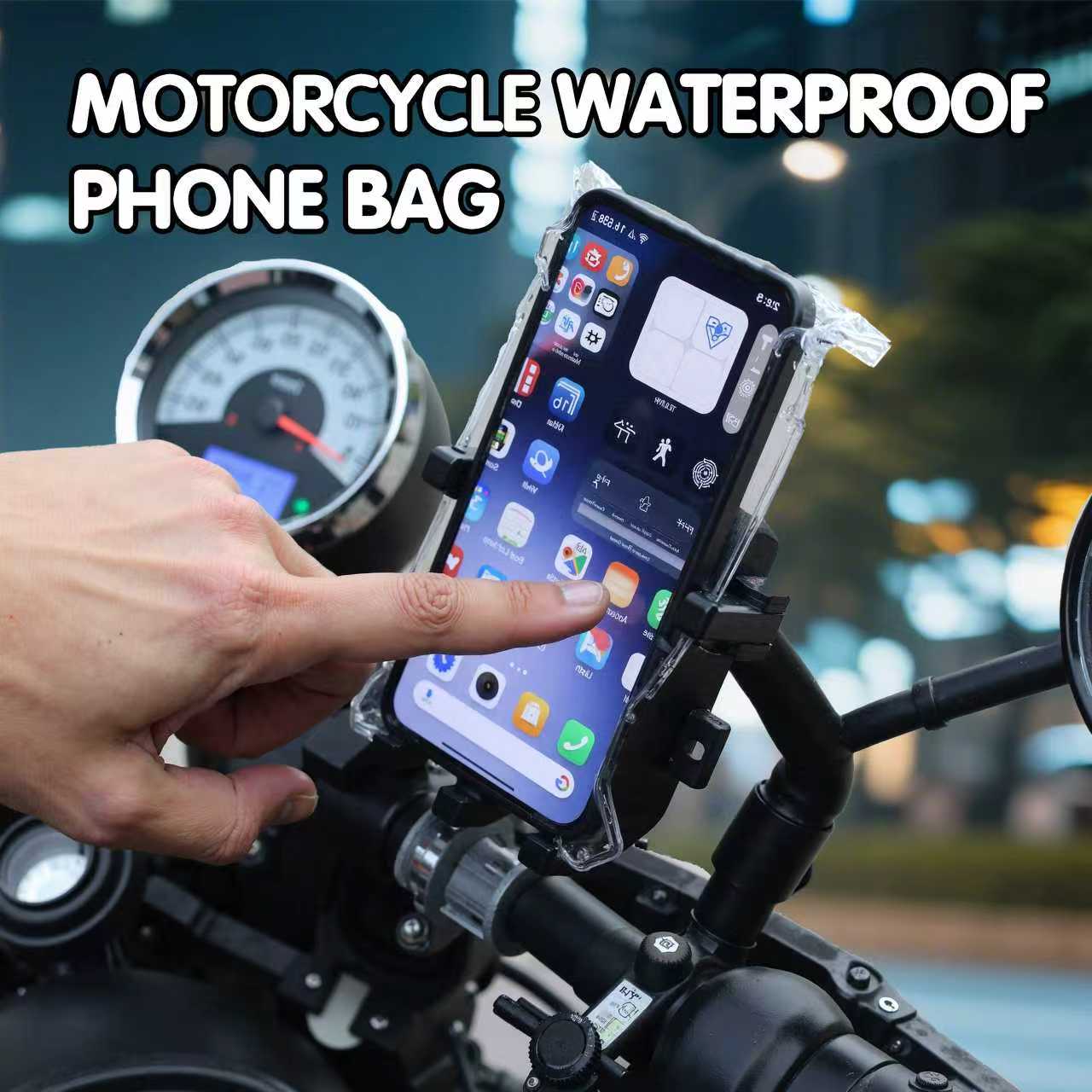 Heavy Duty Phone Waterproof Bag TouchscreenCharging Reusable ...