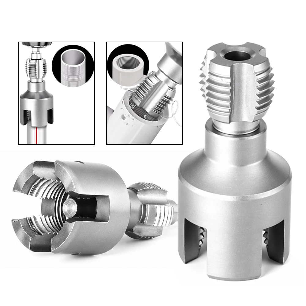 DN15/20/25 Pipe Threading Tool Hex Shank Die Internal External Threads ...