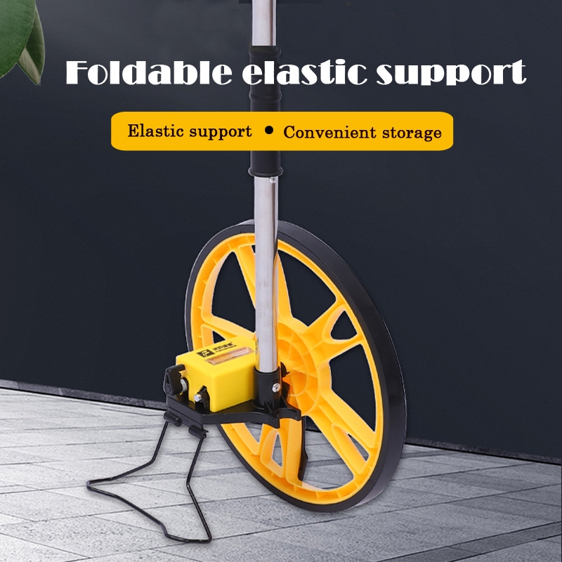 Digital/Mechanical ABS Folding Distance Measuring Wheel Roller Surveyor ...
