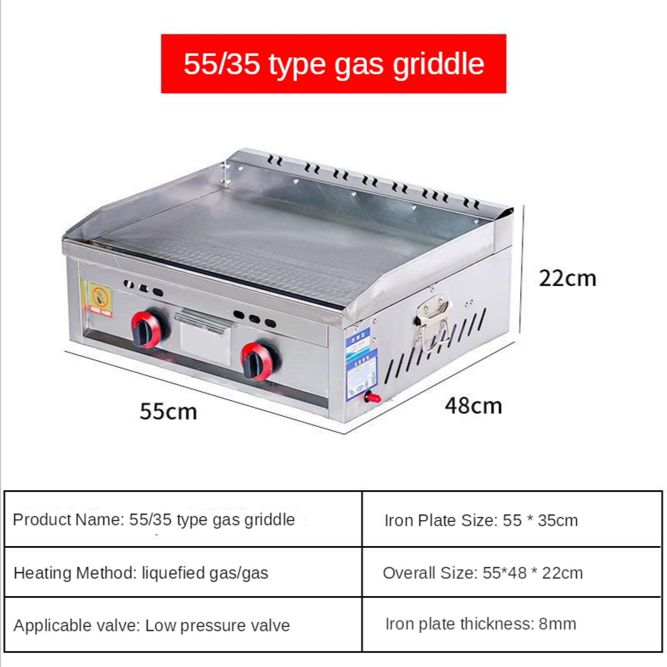 Burger Griddle Heavy Duty Burger Griddle Gas Type Griddle For Business ...