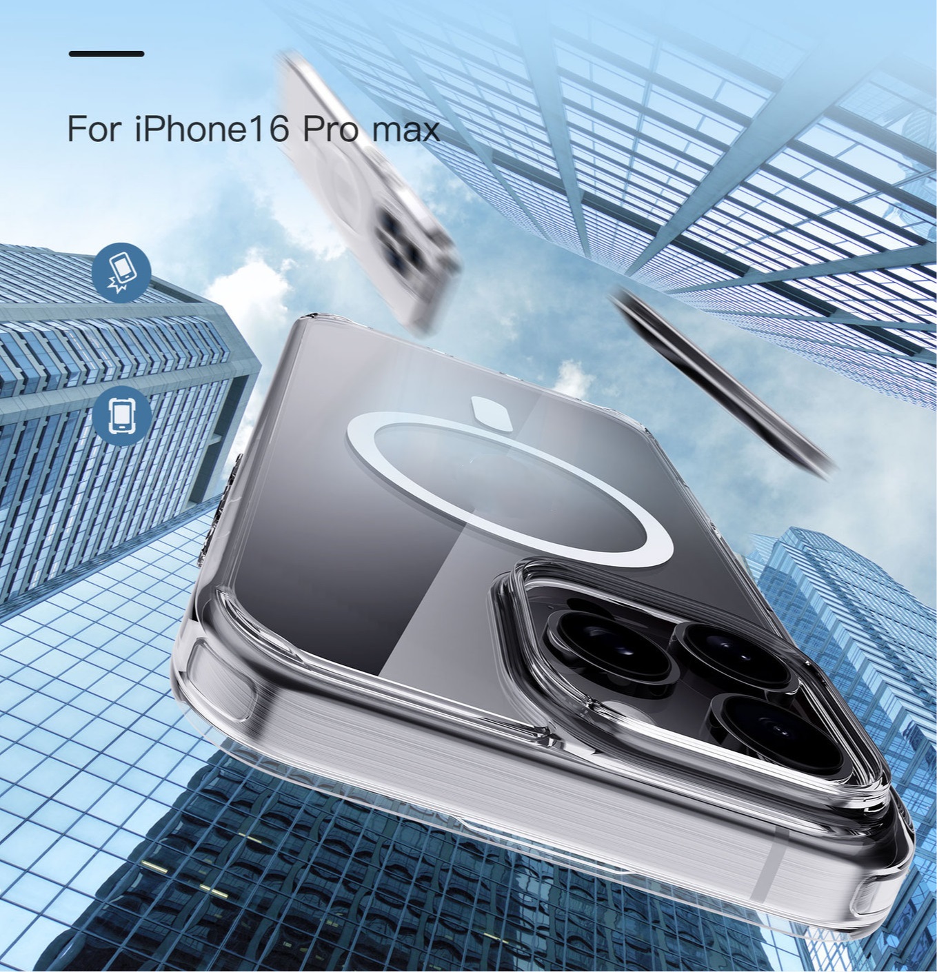 CASEKOO Ultra-Magnetic Stand For IPhone 16 Plus Case [Military Drop Protection] [Compatible With MagSafe] Shockproof Translucent Matte Slim Ring Holder Case For IPhone 16 Plus 6.7", Black - View #9