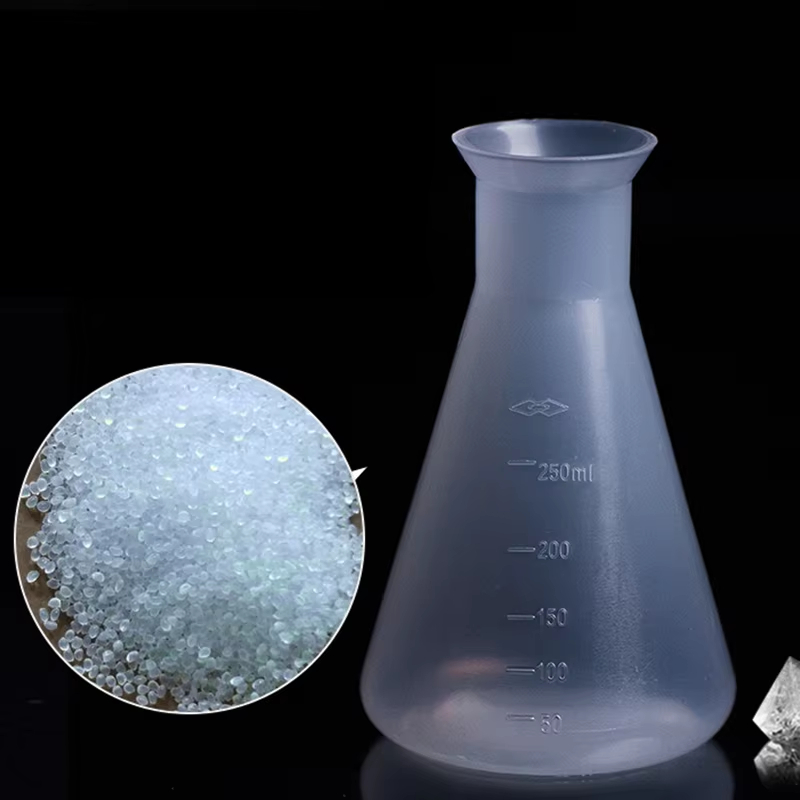 1 Pcs 250ml Transparent Laboratory Conical Flask Plastic Science Glass ...