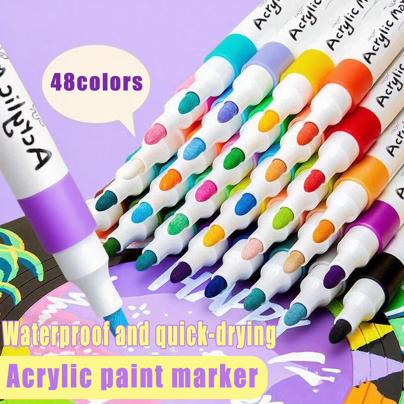Graffiti Marker Pen, Acrylic Marker, Painting Marker Pen Set ...