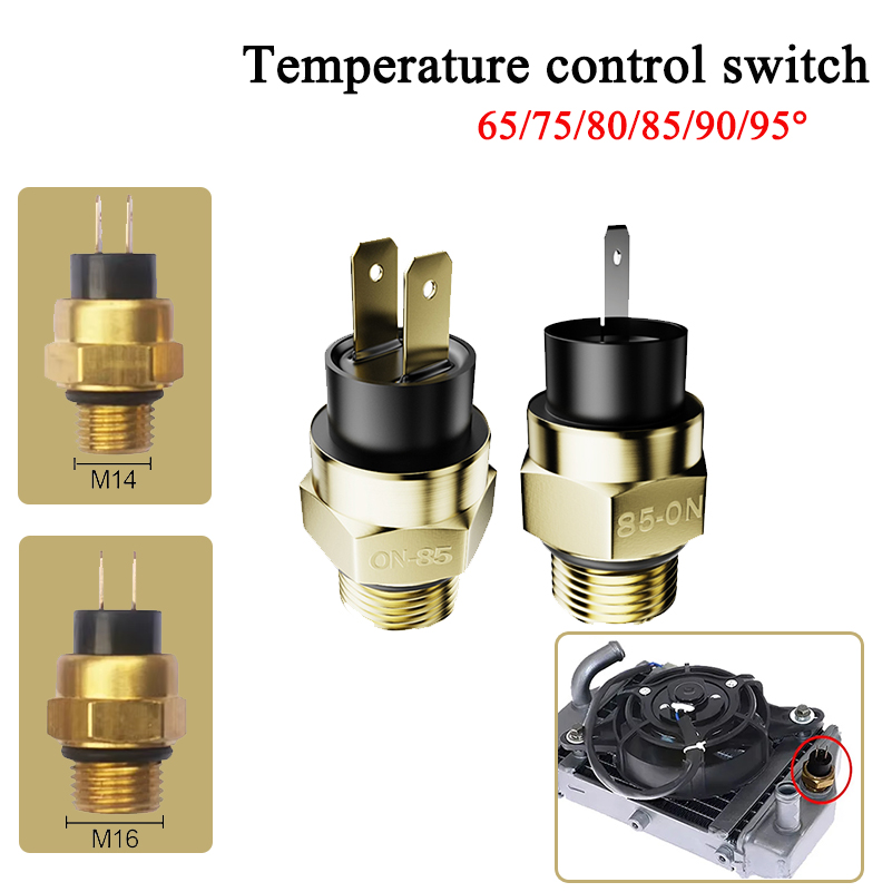 MotoCool M14 M16 Water-Cooled Engine Fan Temperature Sensor Heat ...