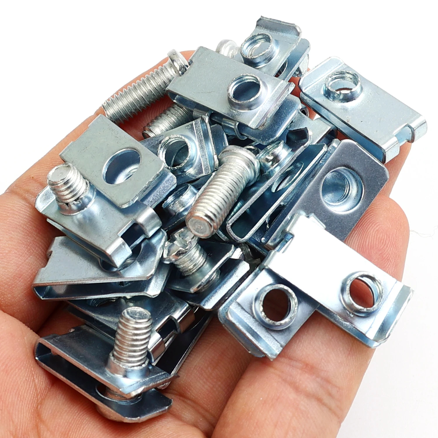 M6 Bolts with Fixed Base U-shaped Universal Car Front License Plate ...