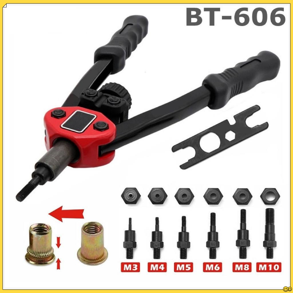 Riveter Nut GunBT606 Blind Heavy Hand Inser Rivet Nut Tool Manual ...