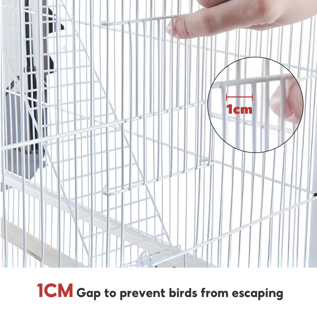 Picture of 【Ready Stock】Bird Cage Household Parrot Cage Peony Parrot Breeding Cage Large Bird Cage | Shopee ...