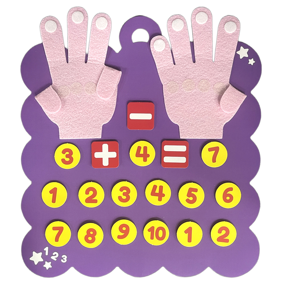 Bear Tale Felt Math Board for Kids 1-10 Number Addition & Subtraction ...