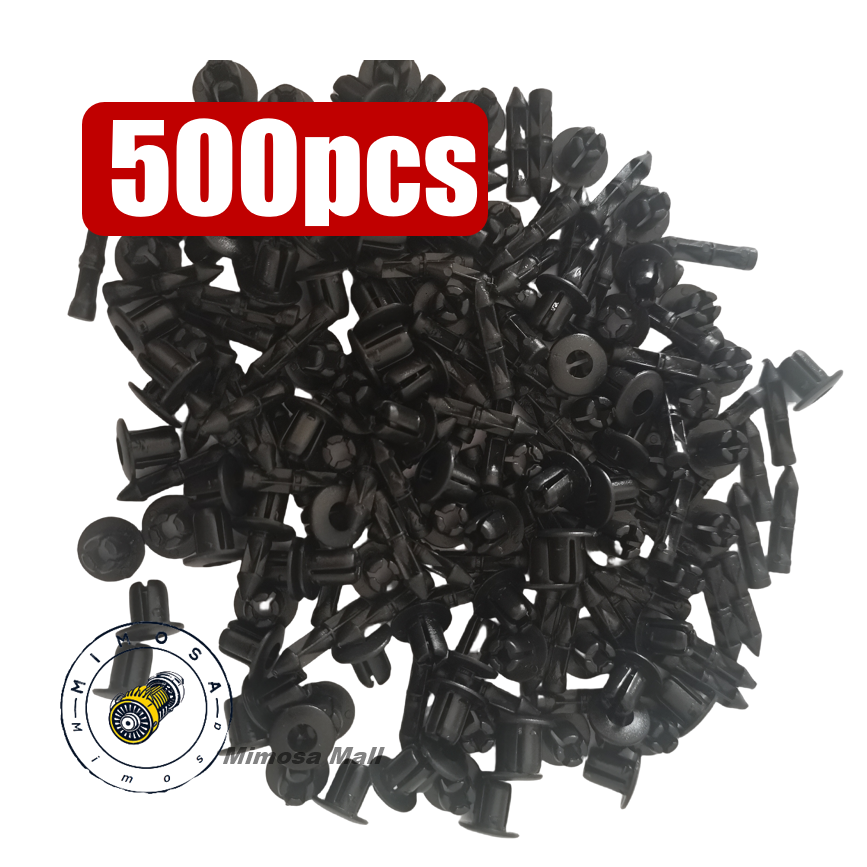 Mimosa 100PCS 500PCS 6mm Motor NMAX AEROX Clips Plastic Rivets Car ...