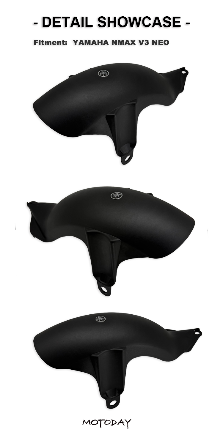 For YAMAHA NMAX155 V3 Neo Extended Rear Fender Full Mud Protection ...
