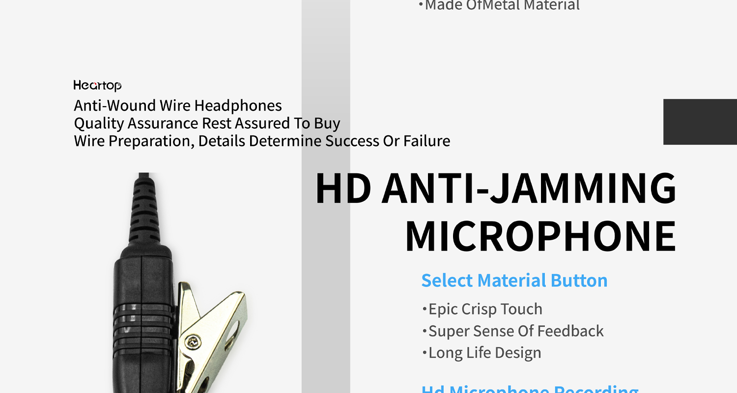 For Hytera PD408/PD488/TC500/TC600/TC700 series radios 2-Pin Earphones ...