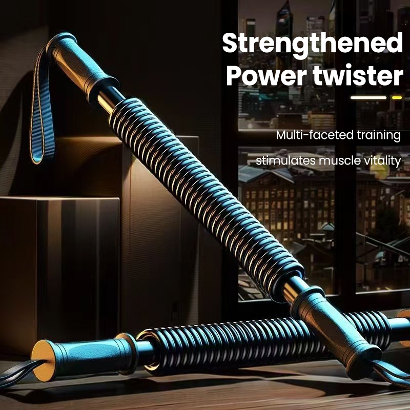 Power Twister Spring Bar 10/20/30/40/50/60KG Adjustable Resistance ...