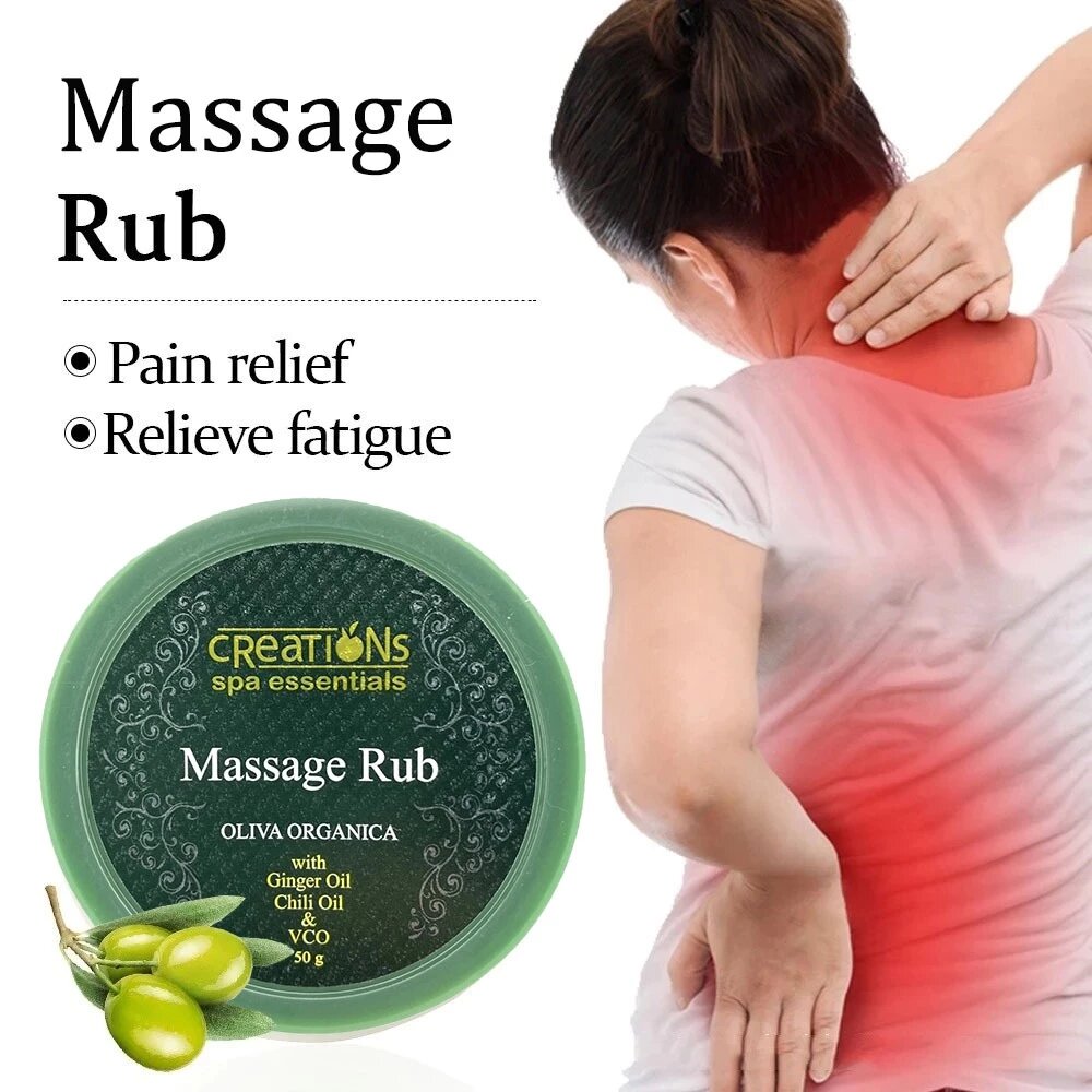 Creations Spa Essentials Pain Relief Rub For Headache, Muscle Pain ...