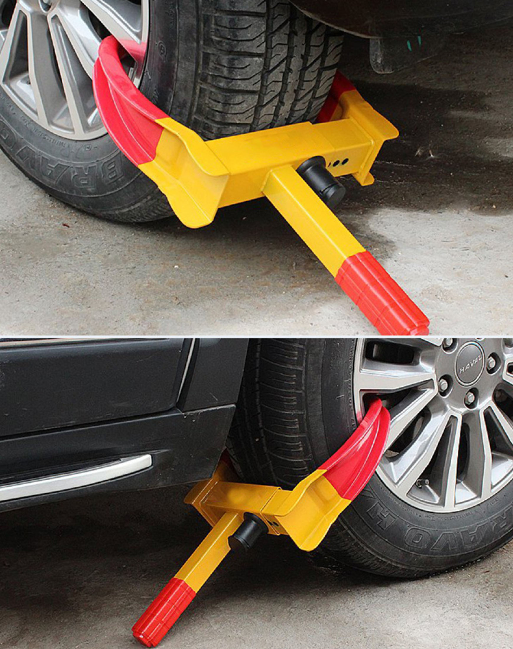 Universal Wheel Lock Automobile Tire Lock Steel Car Anti-Theft Tyre ...