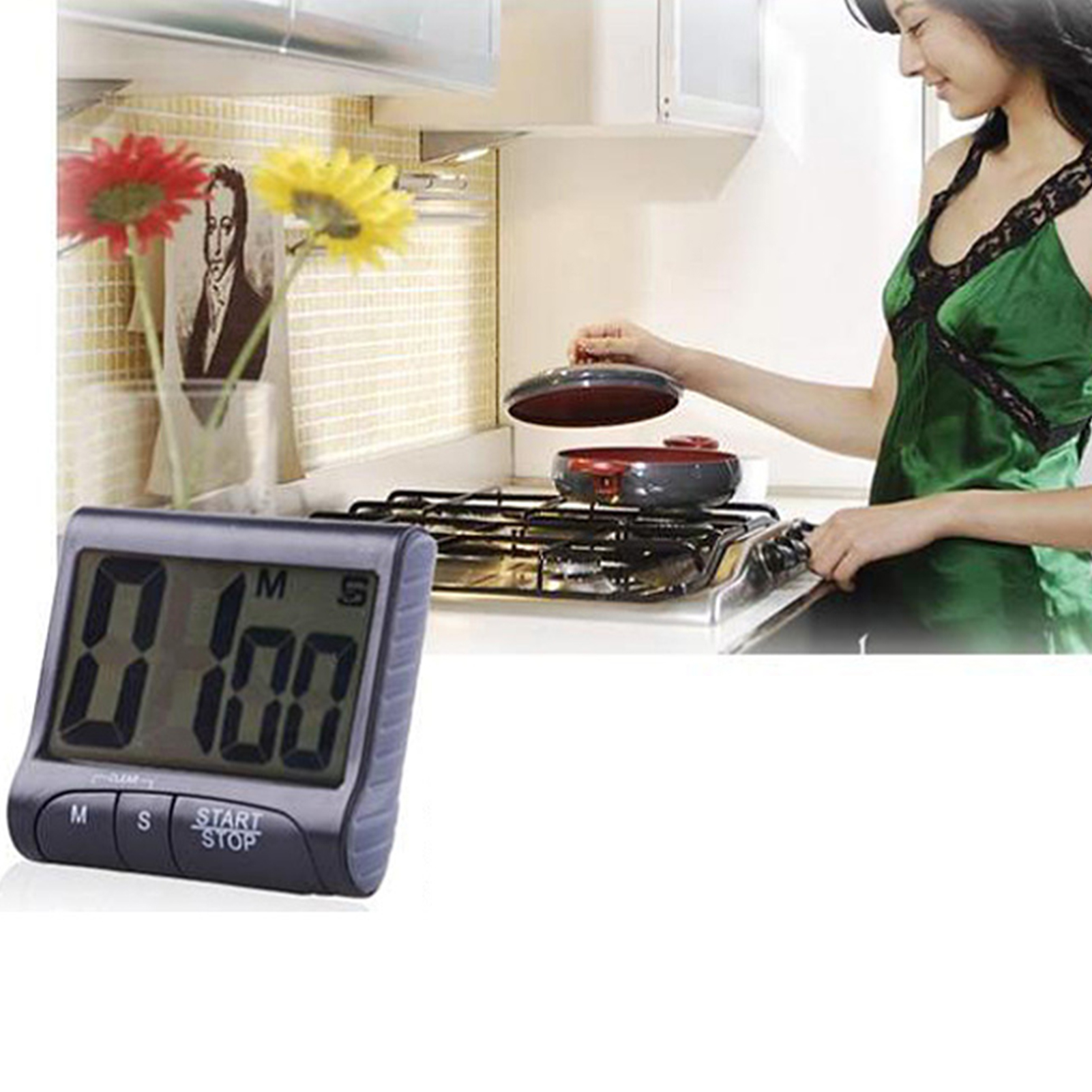 [Fast delivery]Digital Kitchen Timer with Strong Magnet Back Stand ...