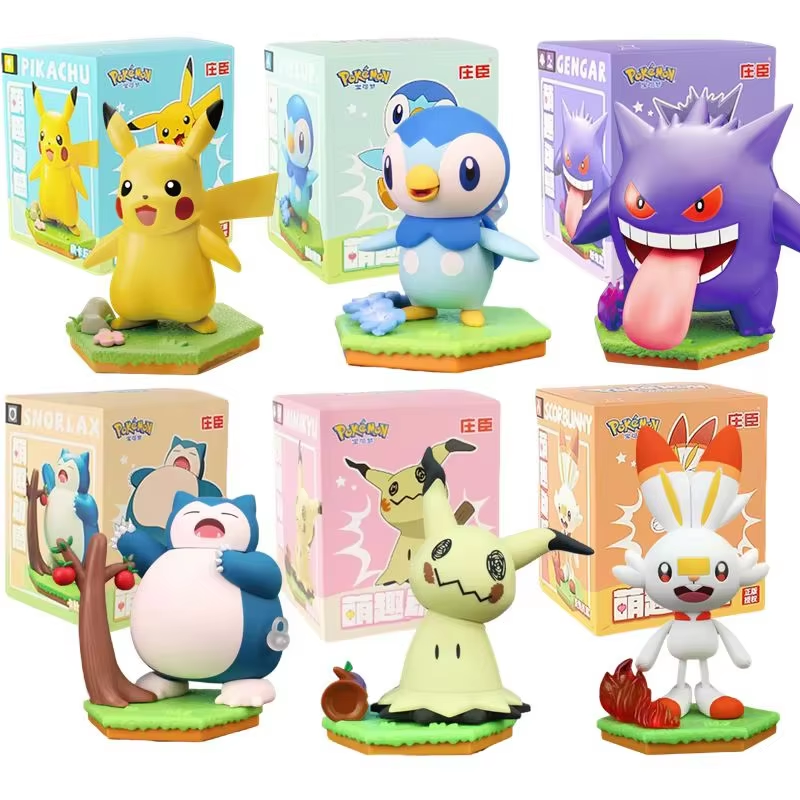 Figurine Pokémon 14 Cm - Pikachu Mimiqui Gengar - PVC - Sans Boîte