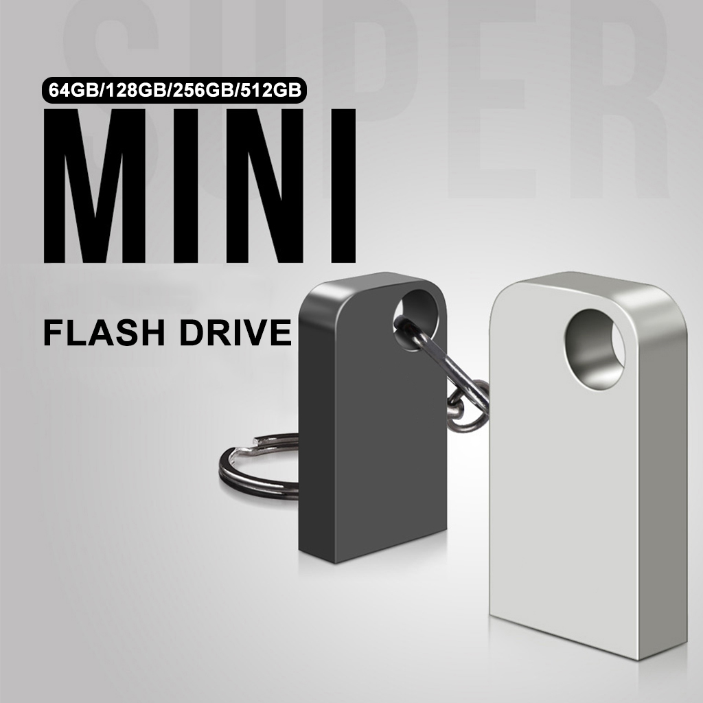 Mini Metal Waterproof Flash Memory Driver 32gb, 256gb, 512gb, 1tb, 2tb ...