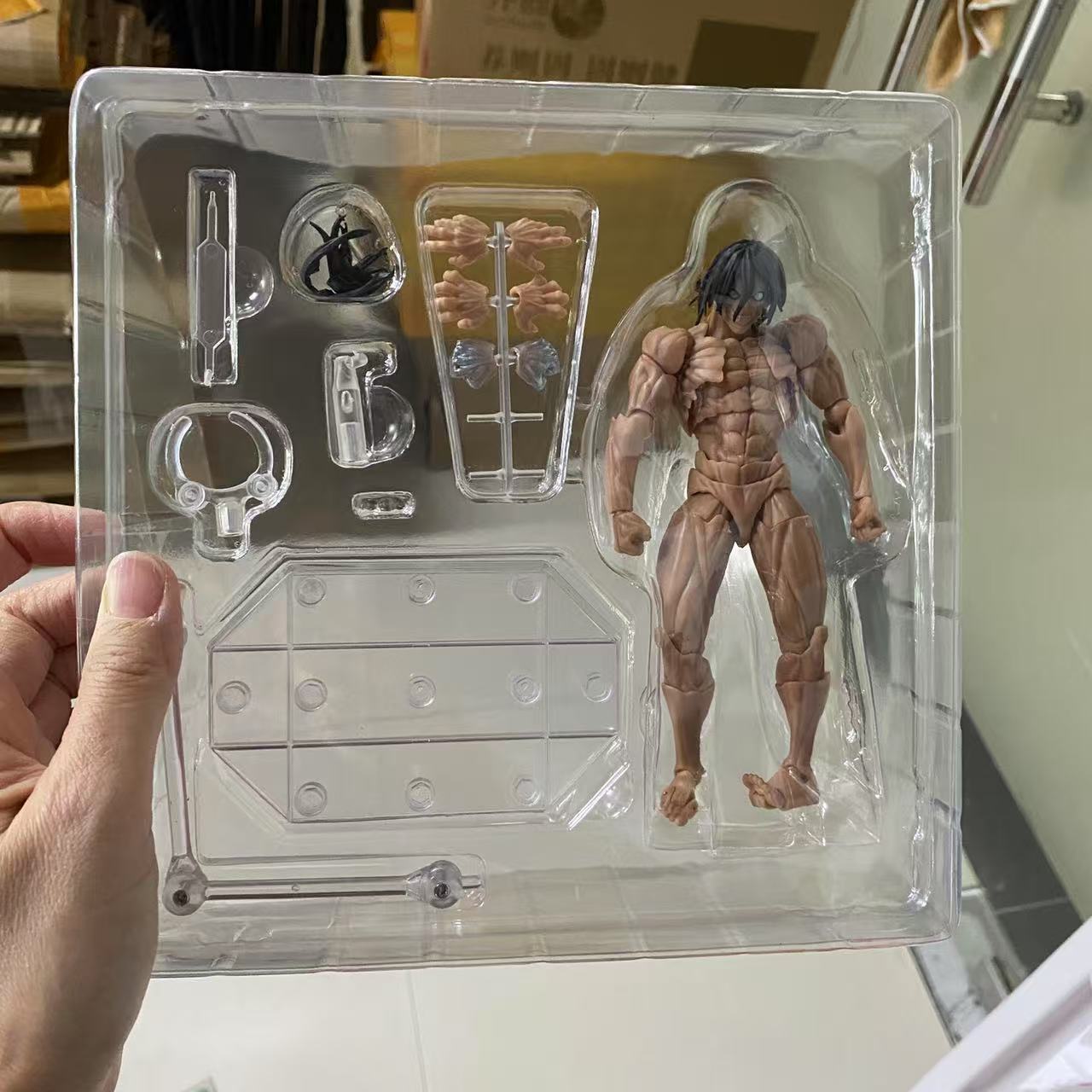 16cm Kaiyodo Revoltech Amazing Yamaguchi Attack on Titan Eren Yeager ...