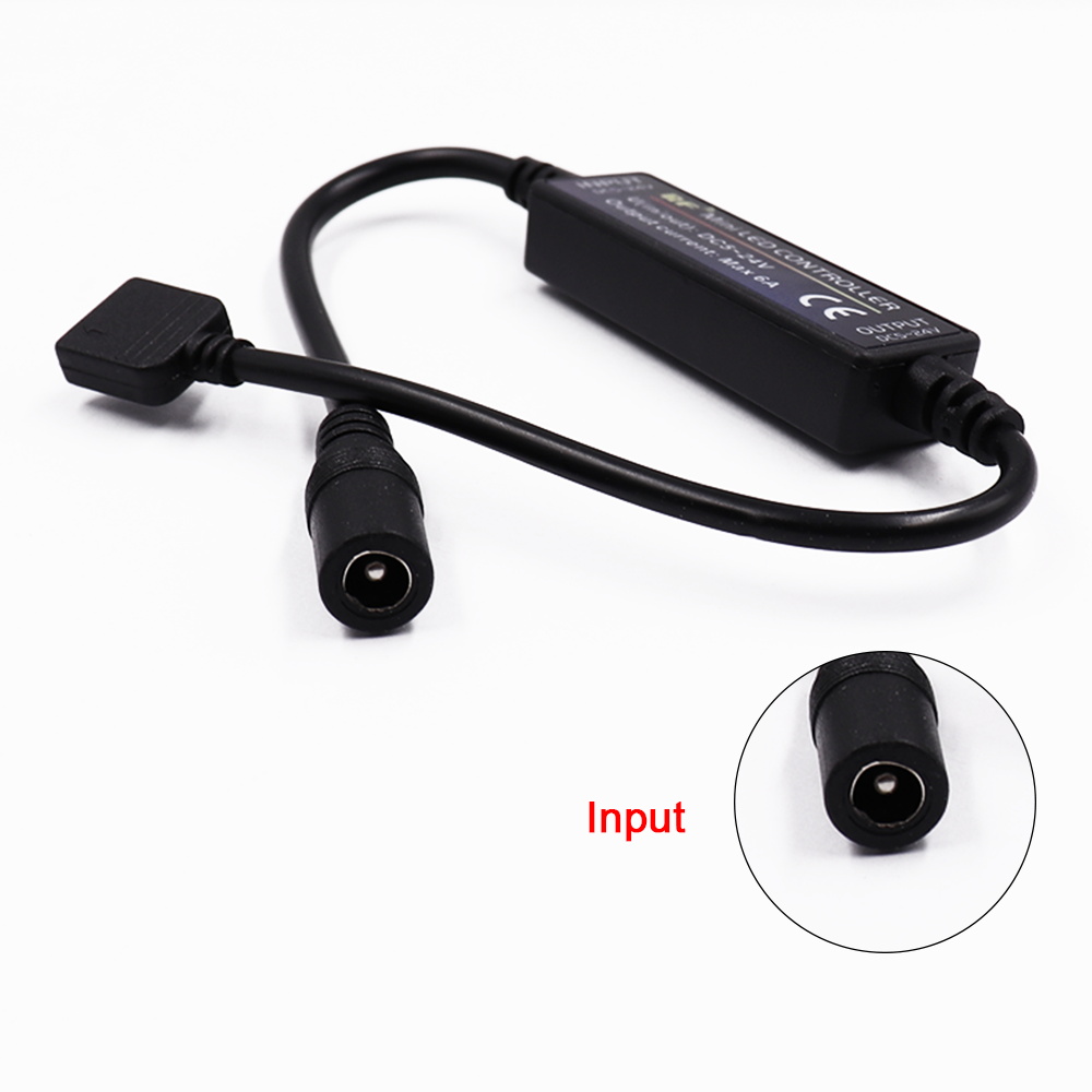 17 Keys Color CCT LED Dimmer RF Remote Controller with DC Connector for ...