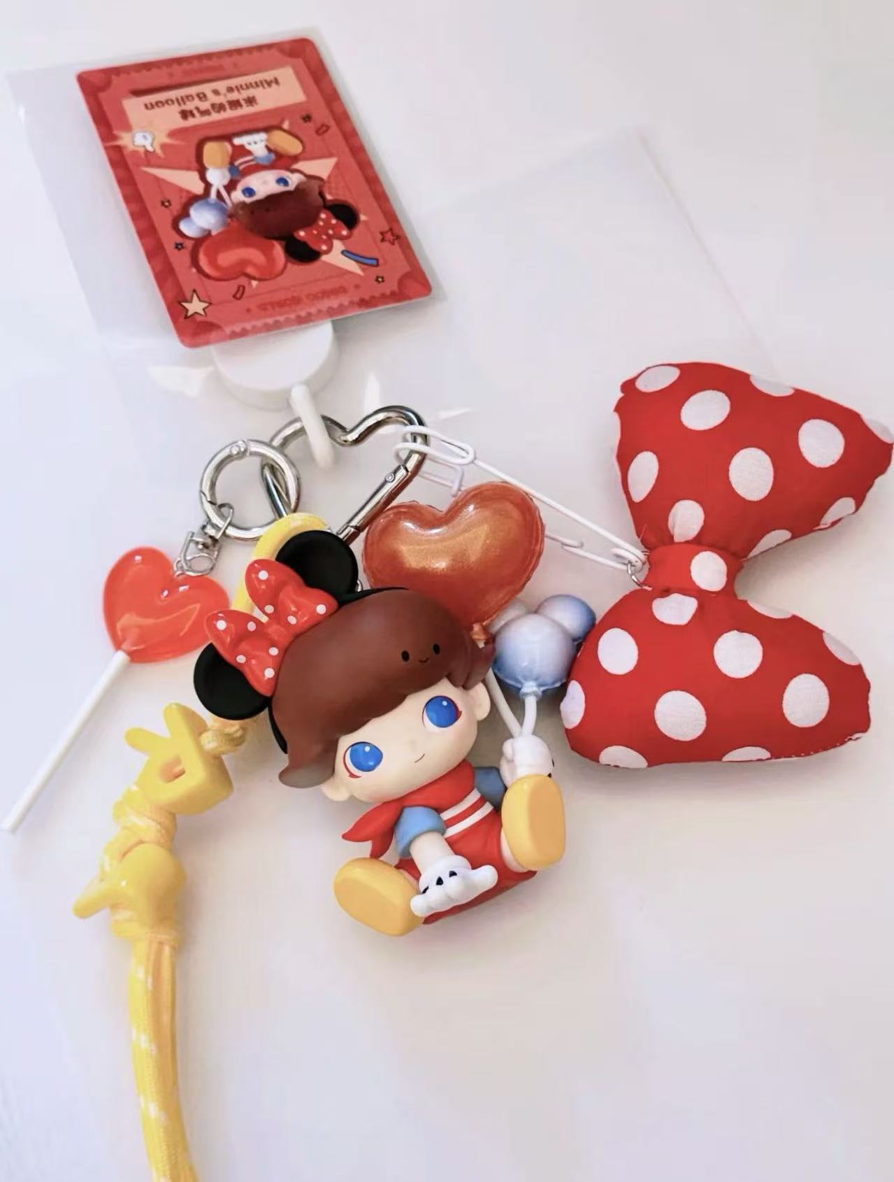 泡泡玛特 handmade DIY keychain dimoo bag pendant car keychain cute figure ...
