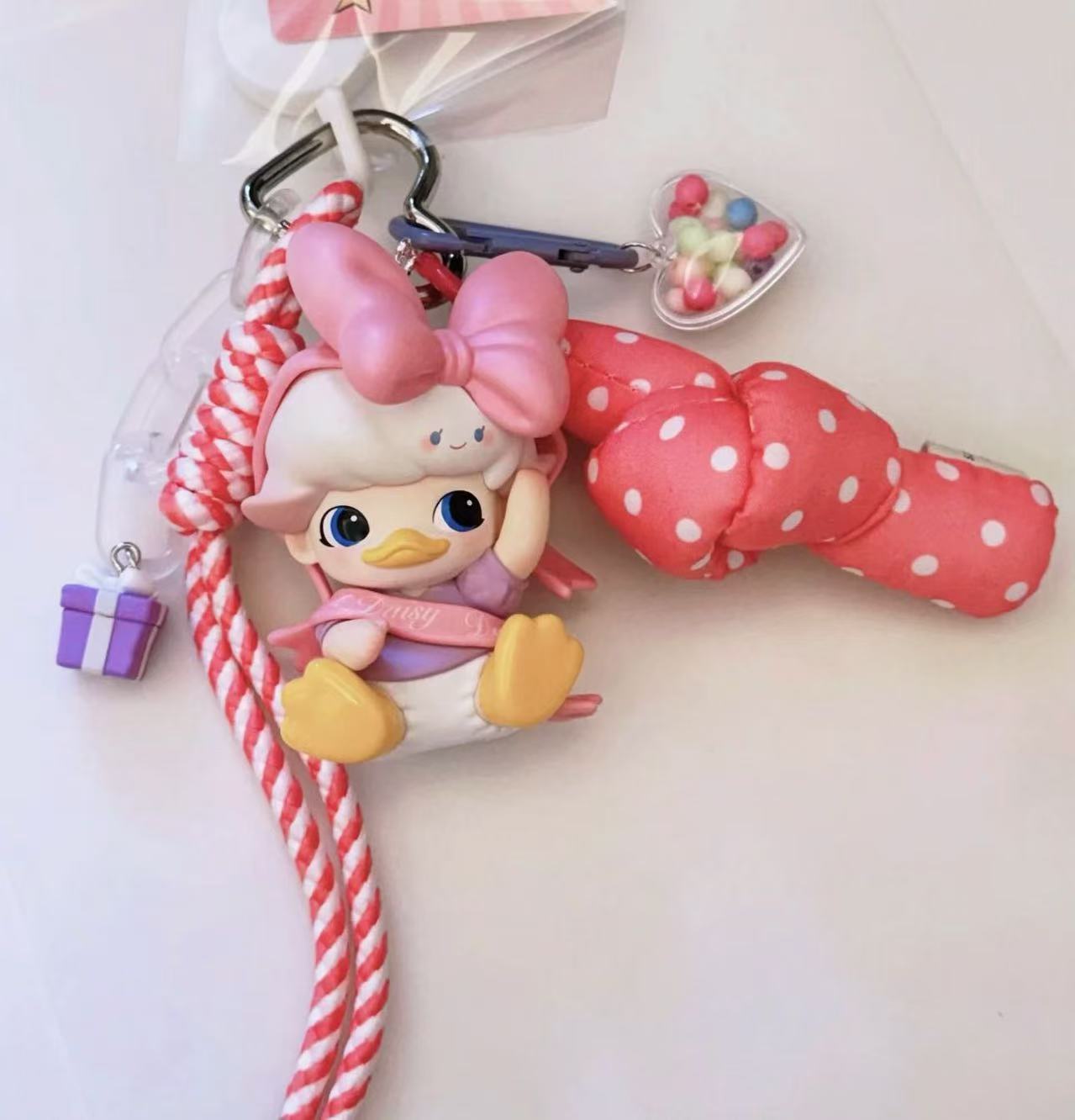 泡泡玛特 handmade DIY keychain dimoo bag pendant car keychain cute figure ...