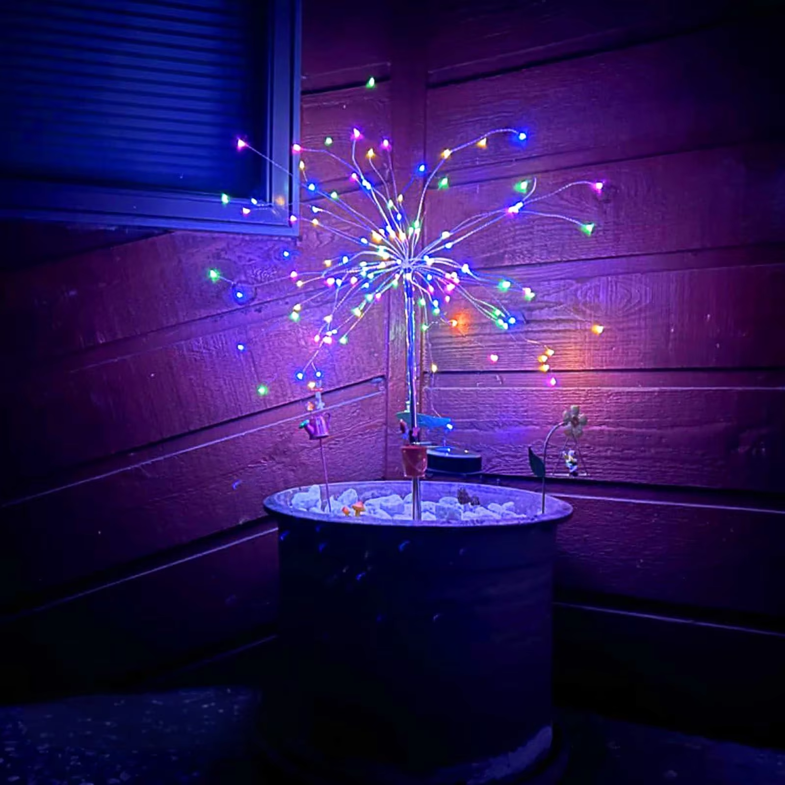 LAIMA Solar Fireworks Lights Christmas Outdoor Fairy Garden 8 Lighting ...