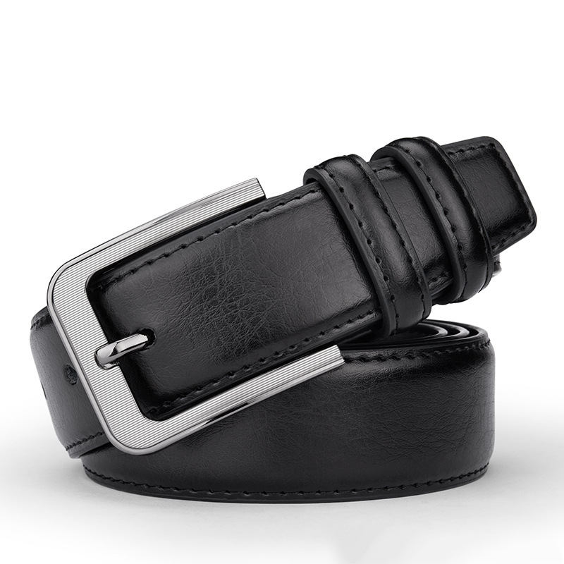 Men's Genuine Leather Belt - Hypoallergenic 110-130cm Strap For Casual ...