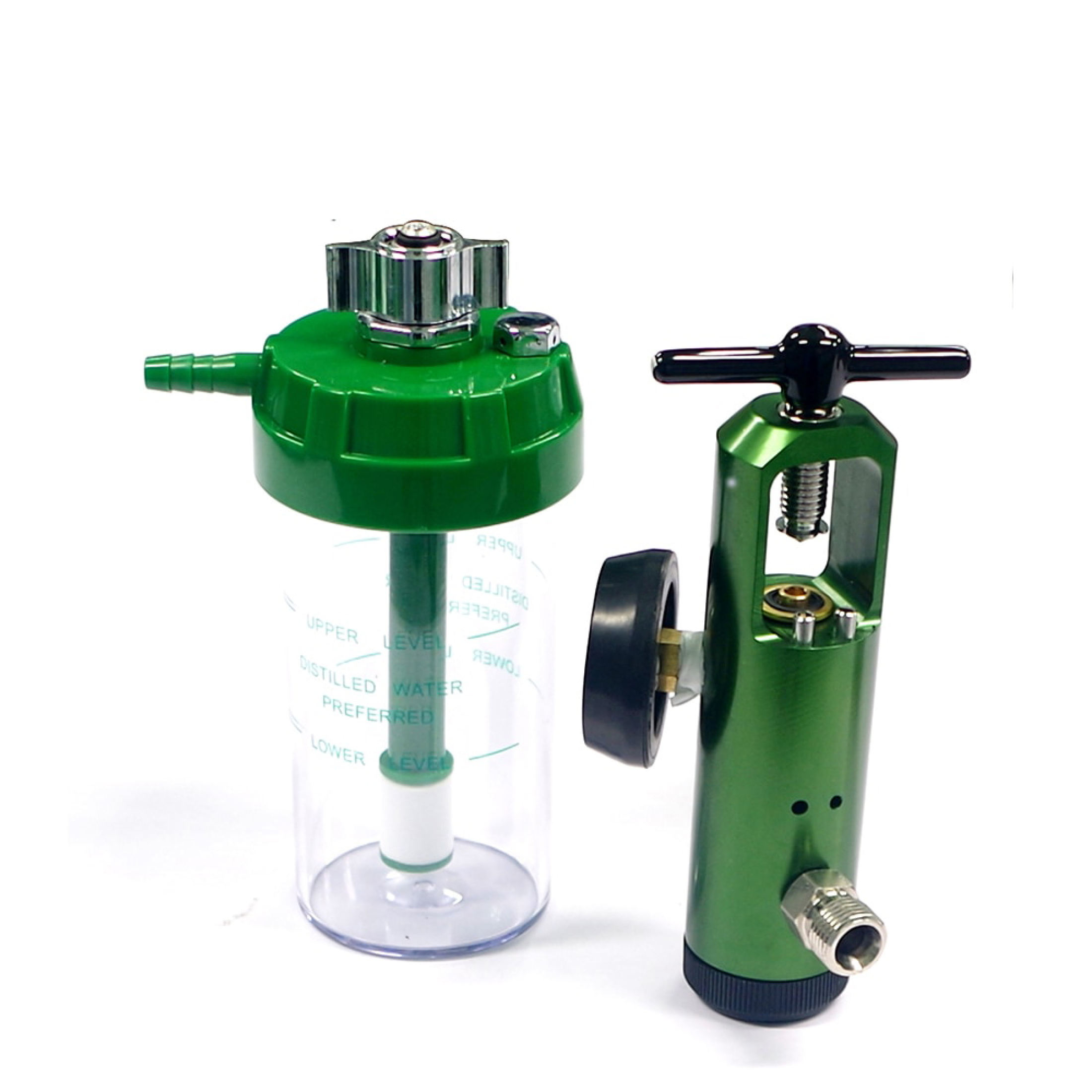 Oxygen Humidification Cup Plastic Oxygen Pressure Regulator Connection ...