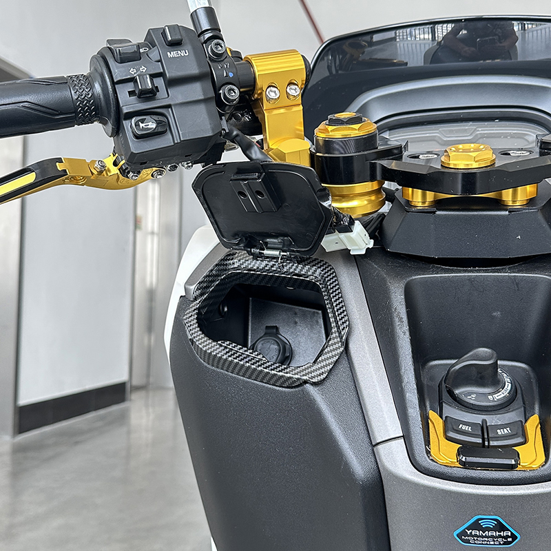【SEMSPEED】Motorcycle ABS Tool Storage Box Case Drawer Basket Cap Side ...