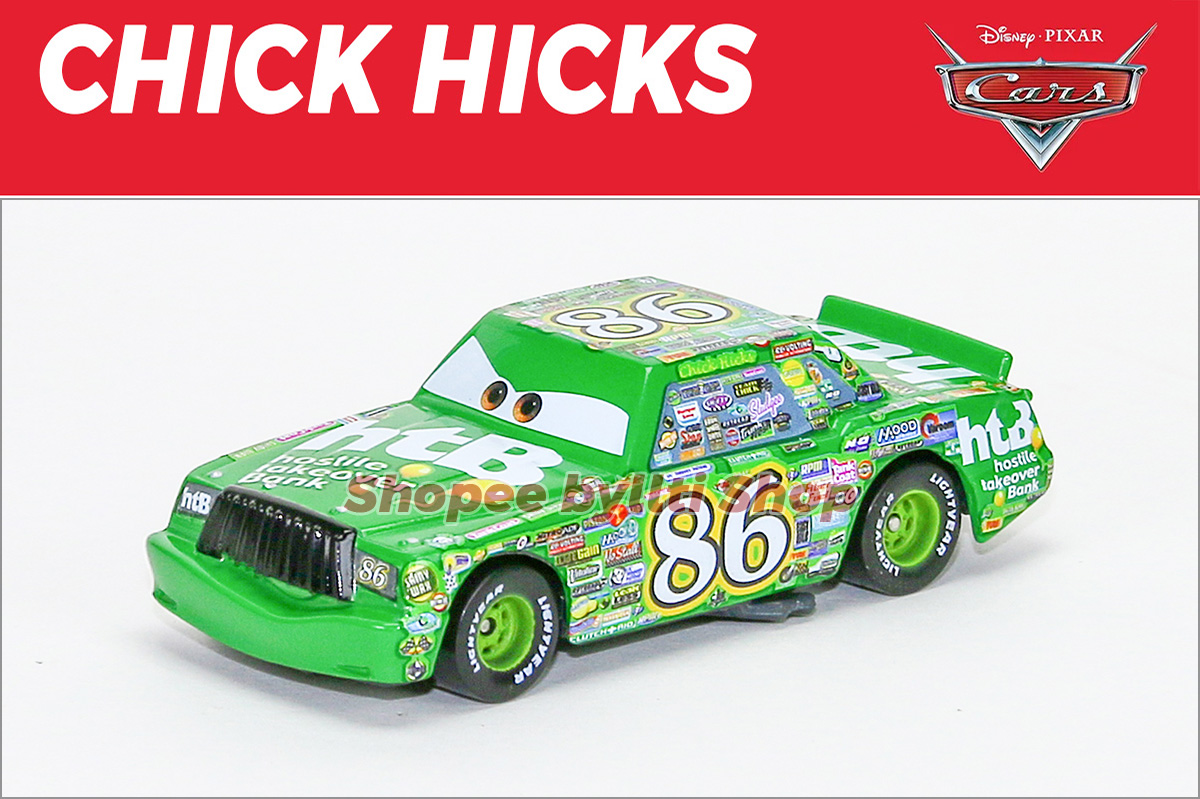 Mattel Disney Pixar Cars 3 Chick Hicks 1:55 Diecast Car Lightning ...