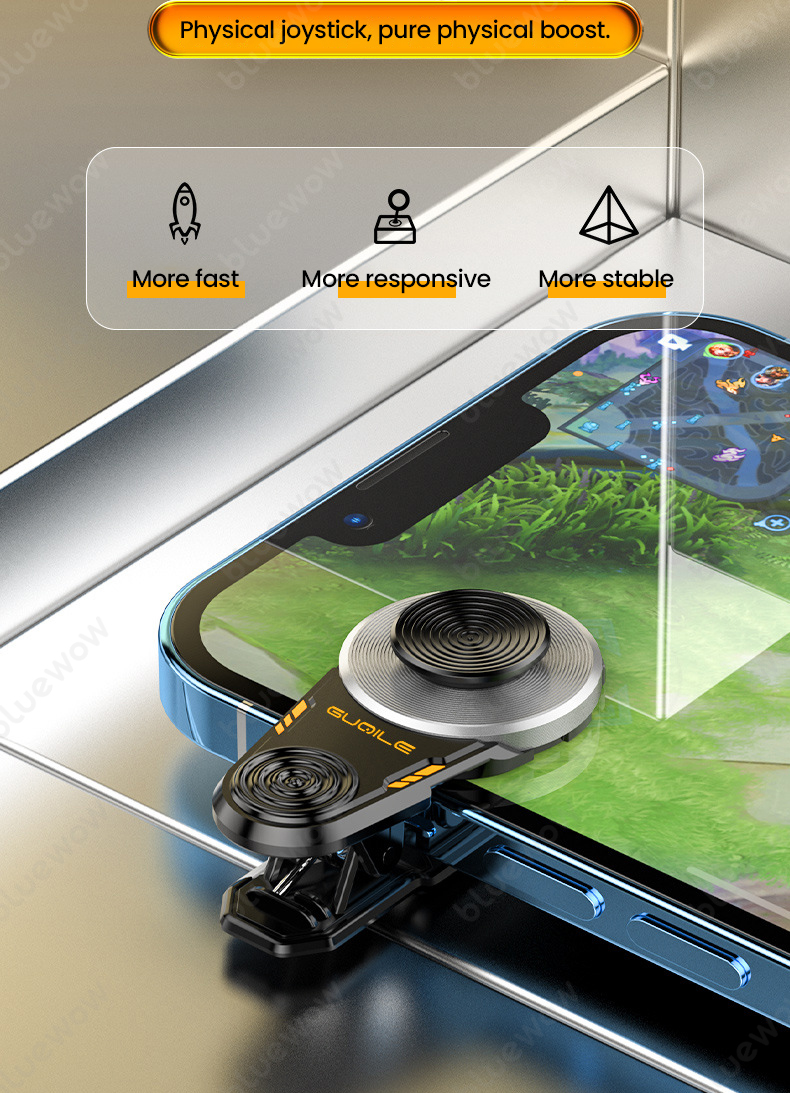 BlueWow X1 Mobile Game Joystick Controller Thumb Stick Grip Sensitive ...