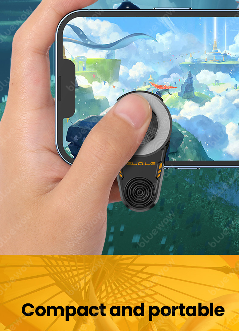 BlueWow X1 Mobile Game Joystick Controller Thumb Stick Grip Sensitive ...