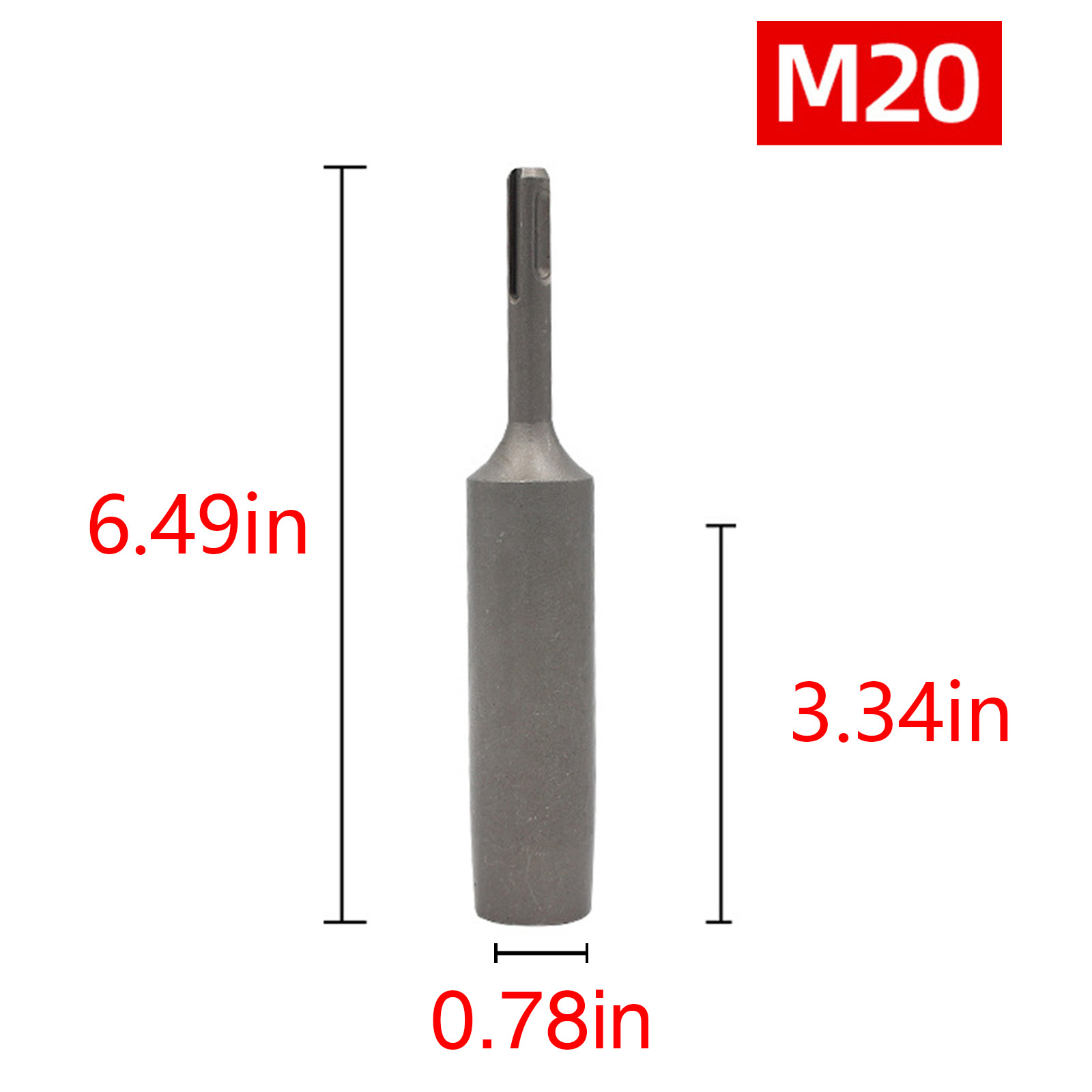 {COD}-Allaloe SDS Plus Ground Rod Driver Durable 16mm/20mm Earth Stake ...