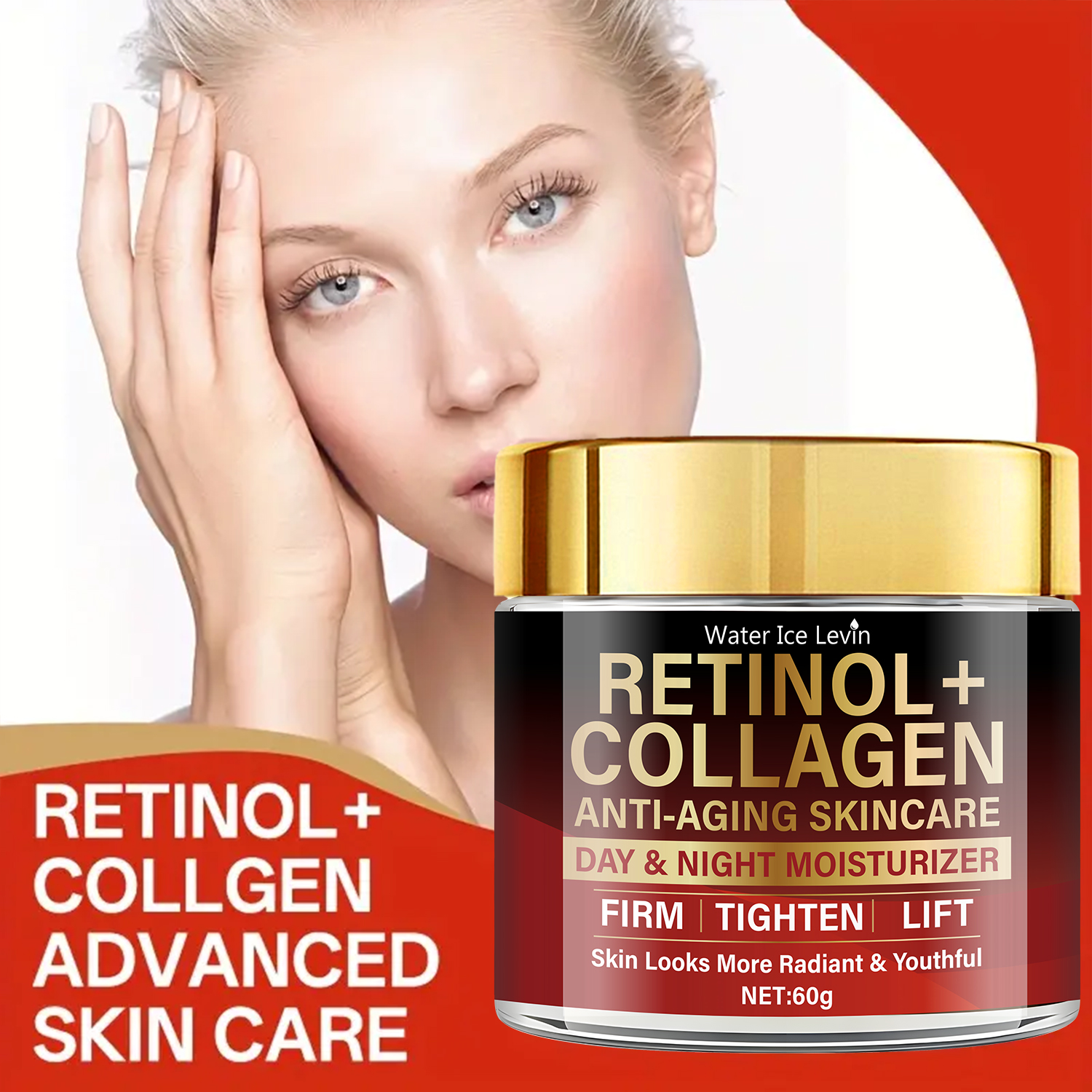 Retinol Collagen Cream to Firm, Tighten, and Lift Drooping Skin ...