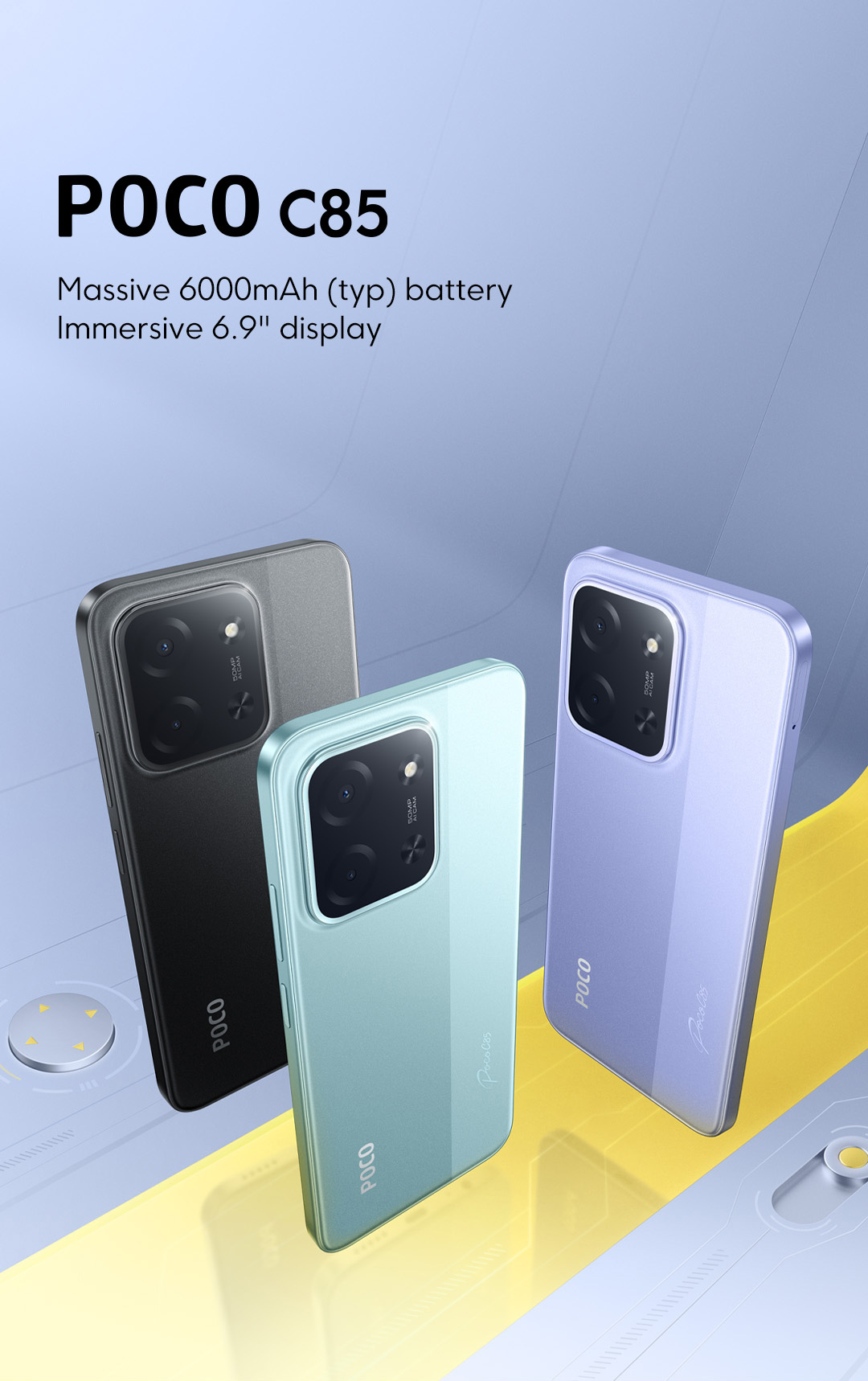 POCO C85 8GB RAM 256GB 本体 POCO C85 8+256GB - Intelec | Tecnología y Fitness