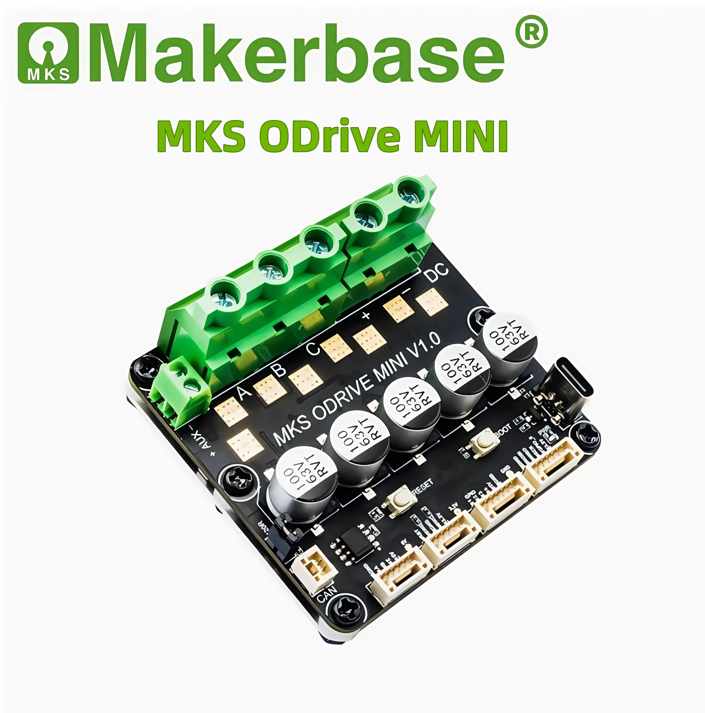 Makerbase MKS ODrive Mini High Current Single Channel Based on ODrive3 ...