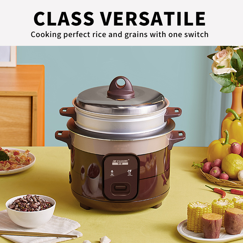 2-in-1 Electric Pot 2L Rice Cooker with Steamer PH Non-stick pot Energy ...