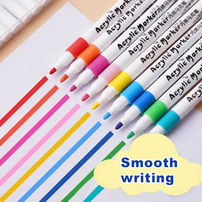 96 Colors Acrylic Marker Pen Set Coloring Set Highlighter Pen ...