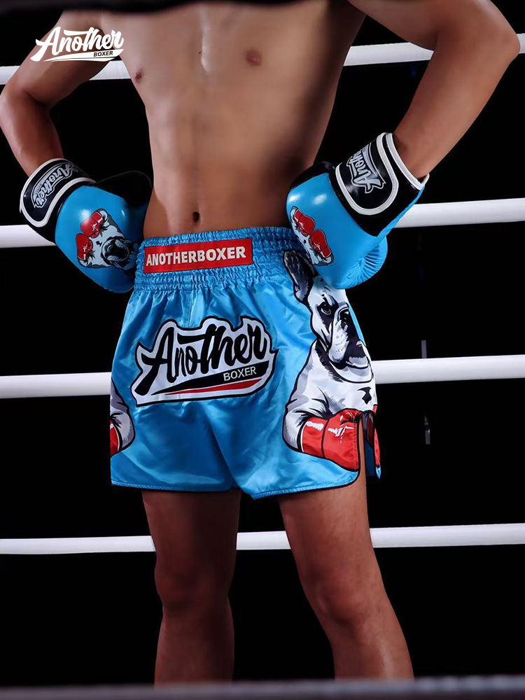 ANOTHERBOXER Pro Muay Thai Shorts Ultra-Light Satin Fighting Gear for ...