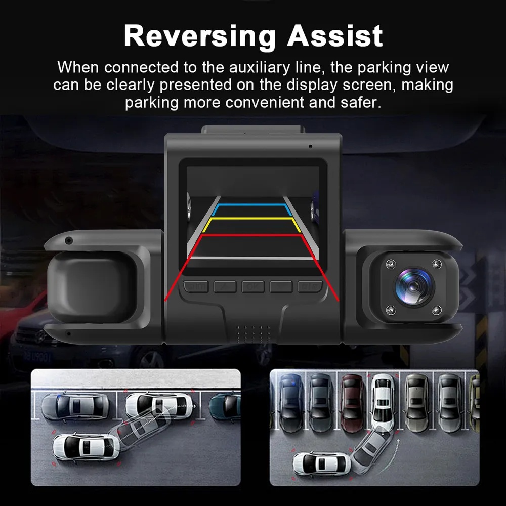 Alston S40Dash cam For Car Front And Rear 4 Camera 1080P Car Dashcam ...