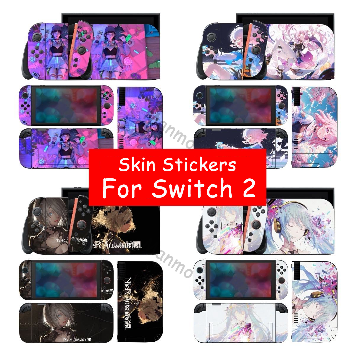 Full Wrap Skin Sticker for Nintendo Switch 2 Protector Skin Cover for ...