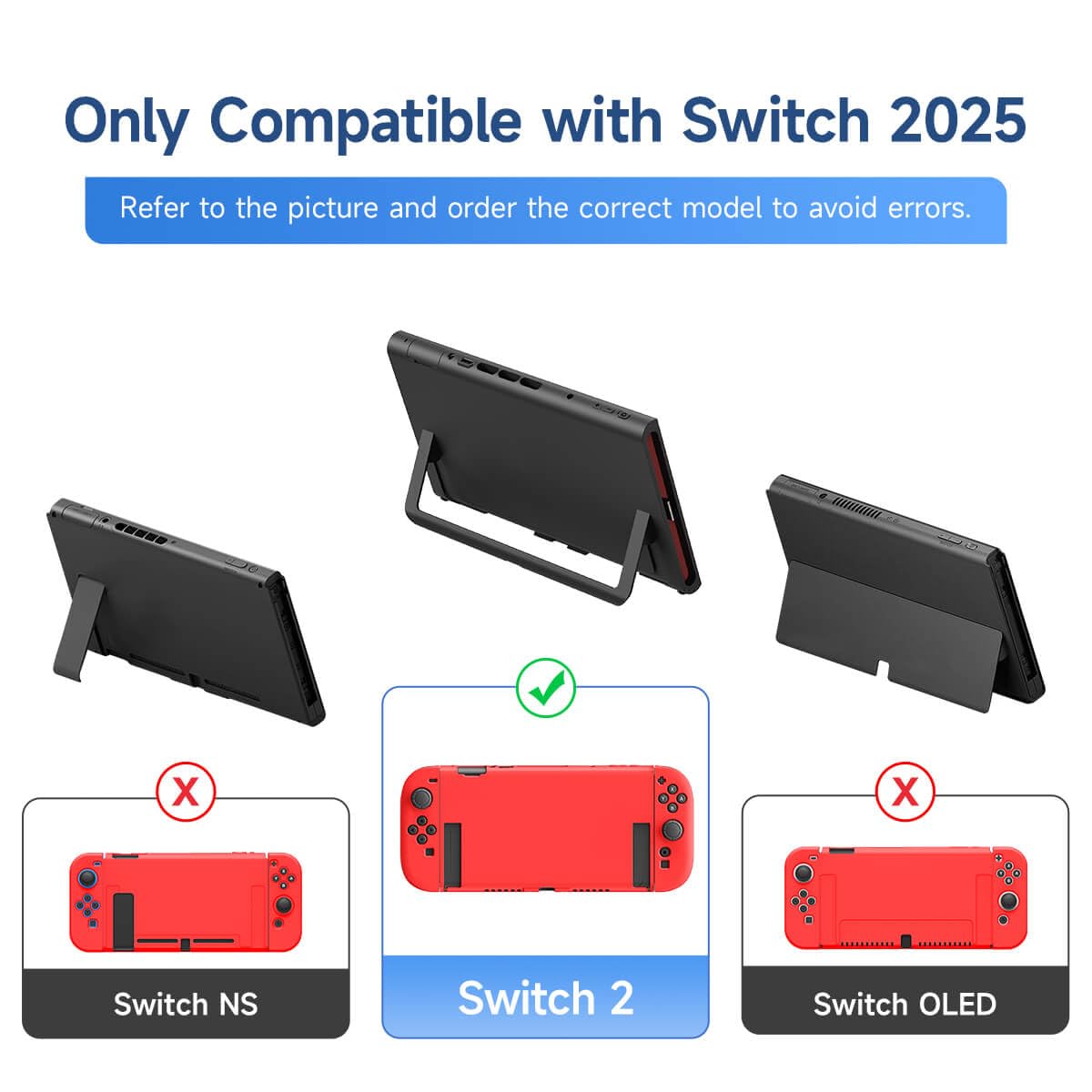 Dockable Protective Full-Body Shell Cover for Nintendo Switch 2 with ...