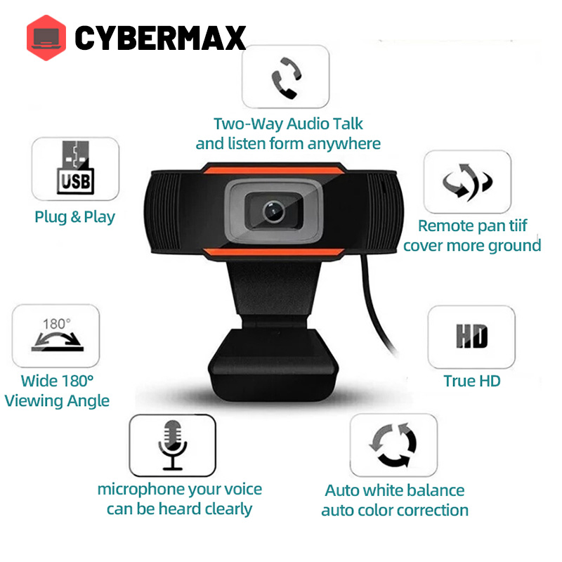 YGT Web Camera 720P HD With Microphone USB 2.0 Port Webcam For PC ...