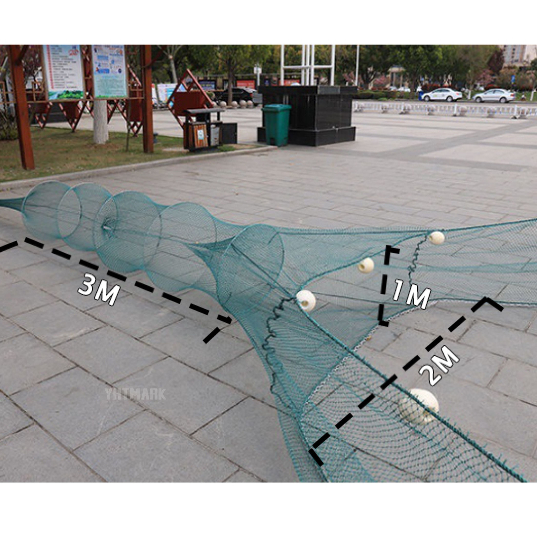 【COD】Fish Trap Portable Fish Shrimp Mesh CageFishing Trap Network ...