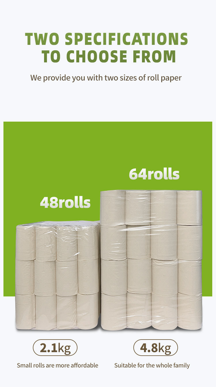[64 Rolls] 4-plys Eco-Friendly Interfolded Paper Towels Paper Toilet ...