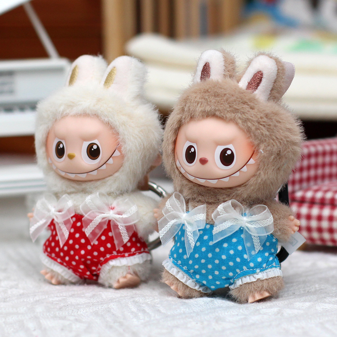 Mini Labubu V4 Clothes for 10cm LABUBU THE MONSETRES PIN OF LOVE Doll ...