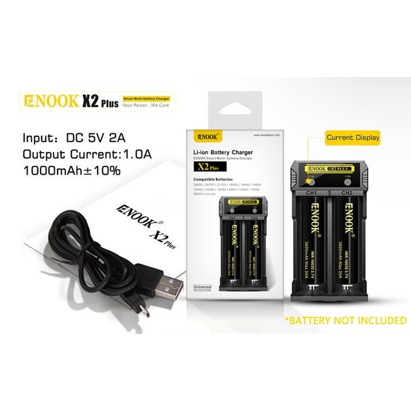 Enook lithium battery 18650 6800mAh 45A 3.7v Rechargeable battery ...